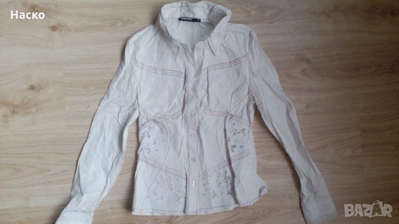 DKNY  бяла дамска риза, снимка 1