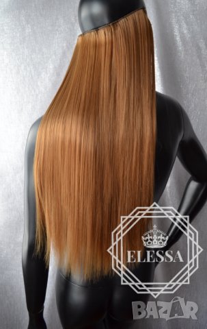 С5 HAIR EXTENSIONS ELESSA - Натурални Екстеншъни Комплект от 200 грама Коса, снимка 6 - Аксесоари за коса - 24347784