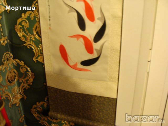  Пано коприна ръчна изработка НАМАЛЕНО, снимка 4 - Декорация за дома - 21027384