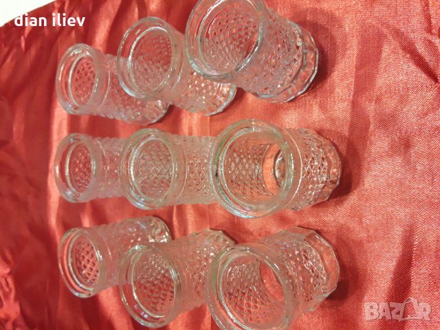 Ретро кристални чашки, снимка 18 - Чаши - 25035711