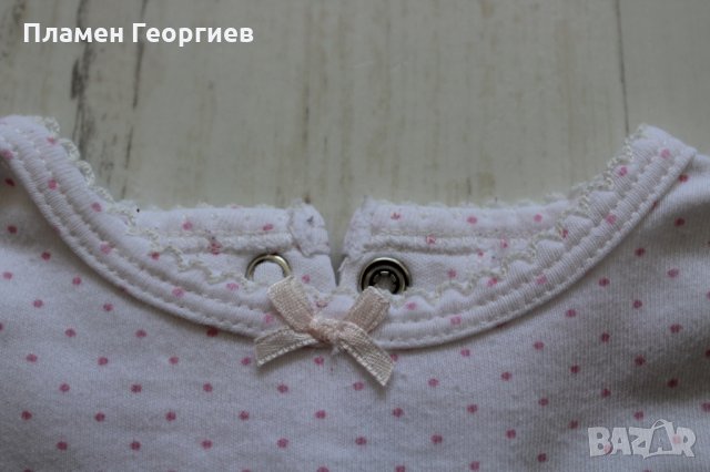 Розов кадифен панталон на флорална щампа, снимка 11 - Панталони и долнища за бебе - 25210016