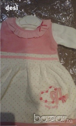 нова рокля с блузка Ной Ной, снимка 2 - Бебешки рокли - 16187084