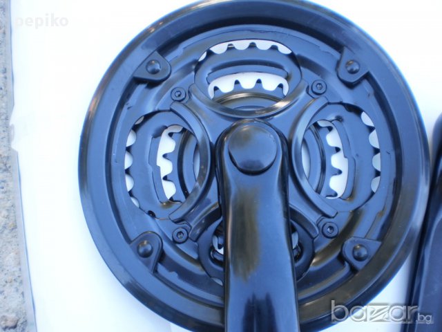 Продавам колела внос от Германия Комплект НОВИ алуминиеви курбели 42-34-24, снимка 5 - Части за велосипеди - 11686276