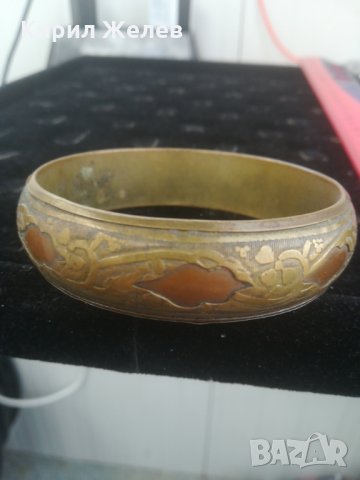 Стара бронзова гривна-8697, снимка 3 - Други ценни предмети - 25739281