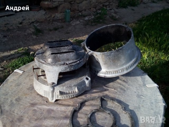 Стар газов котлон #2, снимка 5 - Антикварни и старинни предмети - 21935548