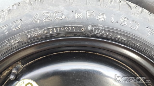 Резервна гума патерица 5x114.3 17цола мазда, хонда и др. , снимка 3 - Гуми и джанти - 13534049
