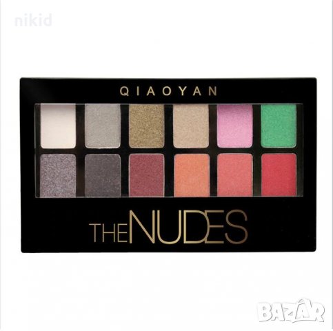 MAYBELLINE копие The Nudes 12 цвята палитра сенки опушен грим за очи, снимка 6 - Декоративна козметика - 17701442