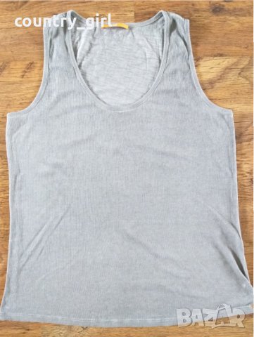 boss orange womens grey tank top - страхотен дамски потник, снимка 2 - Потници - 25542605