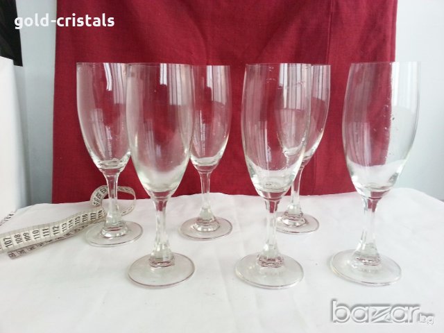 Стари кристални чаши , снимка 2 - Антикварни и старинни предмети - 19785571
