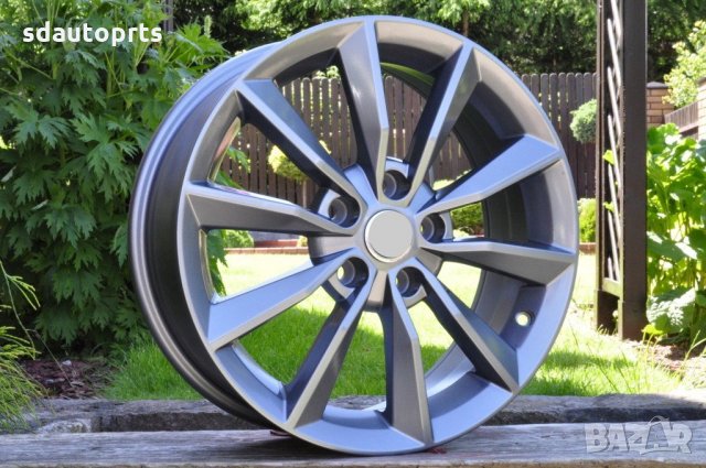 17" Ал. Джанти 5X112 VW GOLF 5 6 7 TIGUAN TOURAN I II Голф тигуан тоур, снимка 4 - Гуми и джанти - 25993196