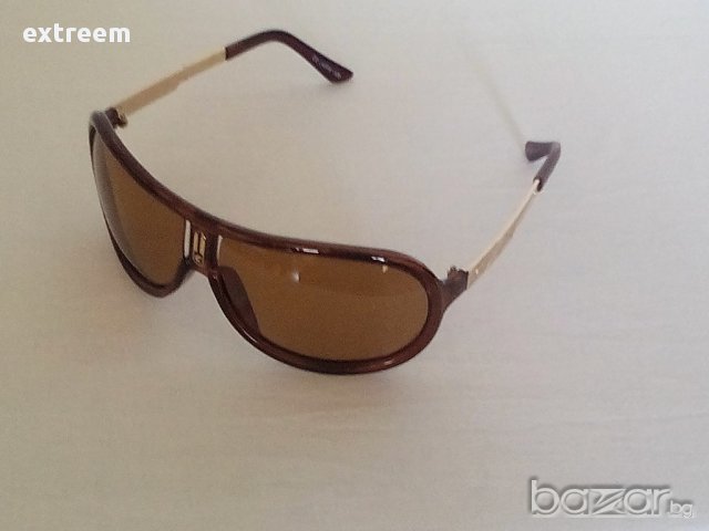 C A R R E R A - №1- реплика - Авиатор POLARIZED тъмно кафяв +UV400 & Златиста рамка, снимка 5 - Слънчеви и диоптрични очила - 14765291