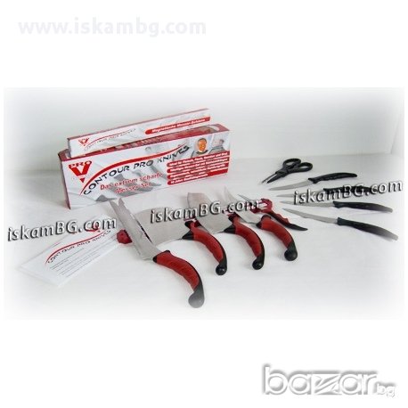 Комплект Contour Pro Knives от 9 ножа + ножица + магнитна стойка, снимка 2 - Други - 13565888