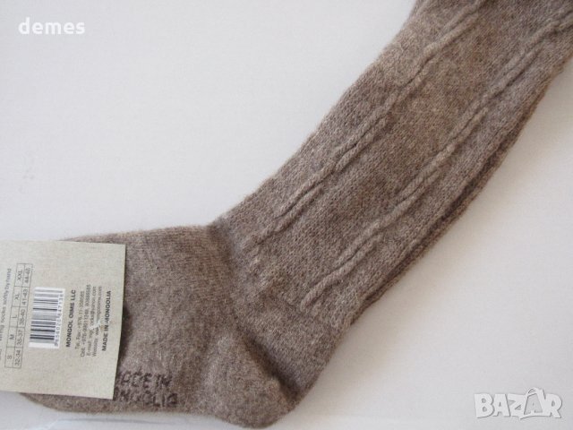 Вълнени 3/4 чорапи от як Монголия, размер 32-34 - 10, снимка 3 - Други - 24340138