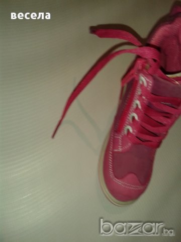 Детски боти за момиче от естествена кожа с цип и връзки, ортопедични, снимка 3 - Детски боти и ботуши - 9829693