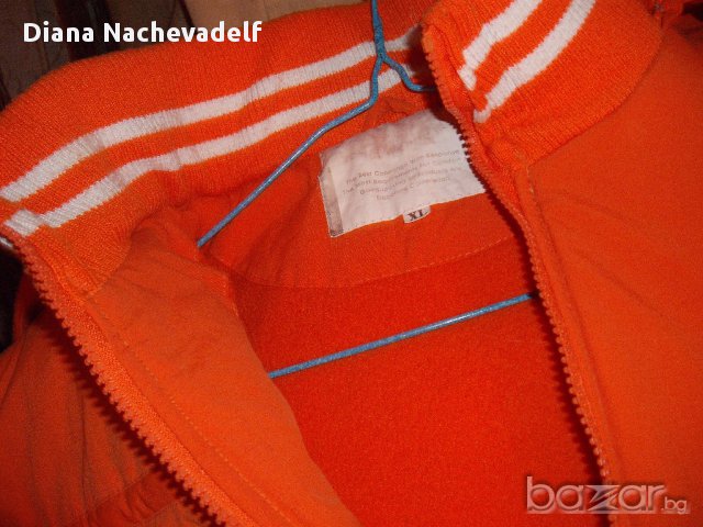 оранжево ватирано зимно яке, снимка 2 - Якета - 15558884