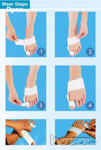 коректор за пръстите на краката, изправяне на палеца, снимка 5 - Други - 17844459