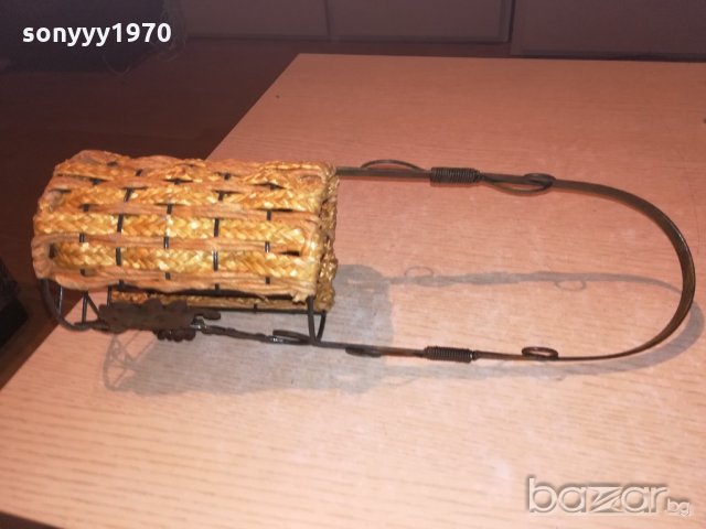 поставка за вино-метална с оплетка-40х12см-внос швеицария, снимка 7 - Колекции - 20310658