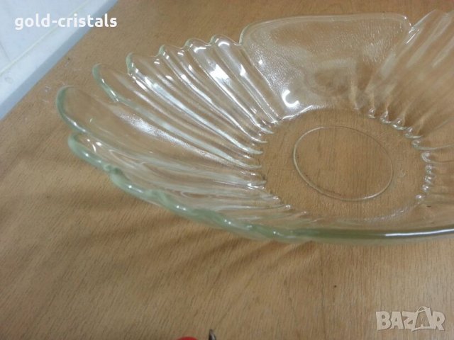 Овална стъклена купа, снимка 5 - Аксесоари за кухня - 22630135