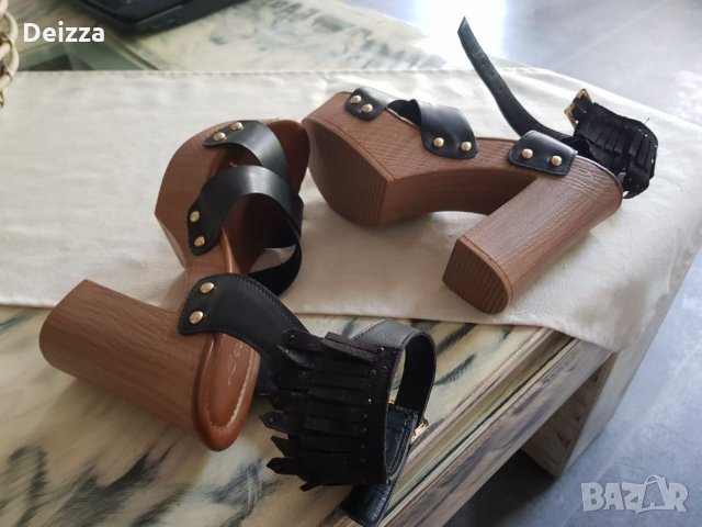 Летни сандали на висок ток, снимка 4 - Сандали - 21812733