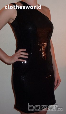 Искряща черна рокля Next, снимка 8 - Рокли - 11689952