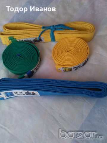 ПРОДАВАМ пояси (колани) за кимона за бойни изкуства., снимка 4 - Спортна екипировка - 17292095