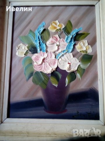 картина-цветя, снимка 2 - Картини - 22461680