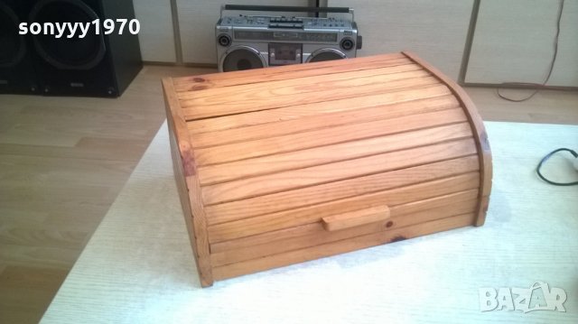 дървена кутия за хляб-лакирана-40х26х17см, снимка 6 - Други - 24849947