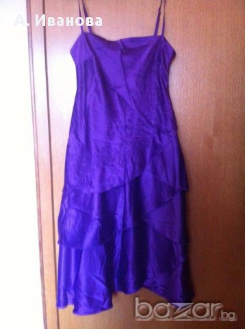 Официална лилава рокля, снимка 1 - Рокли - 16231157