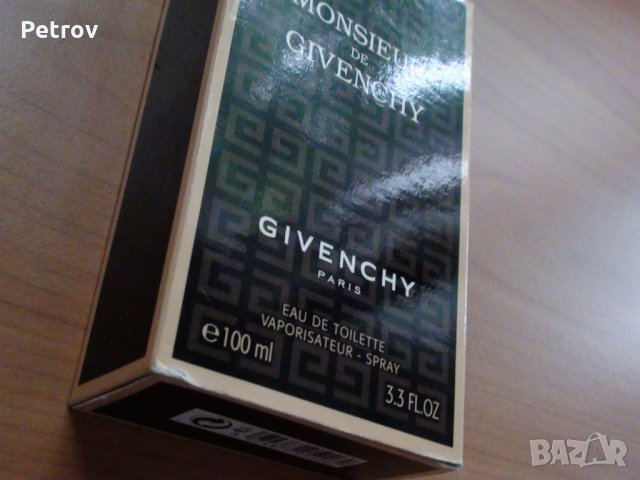MONSIEUR DE GIVENCHY EAU DE TOILETTE 100 ml , Original Produkt , Made in France , внос Германия, снимка 2 - Мъжки парфюми - 25998670