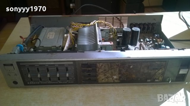 sanyo ja-540-amplifier-japan-за ремонт/части-внос швеицария, снимка 4 - Ресийвъри, усилватели, смесителни пултове - 23920176