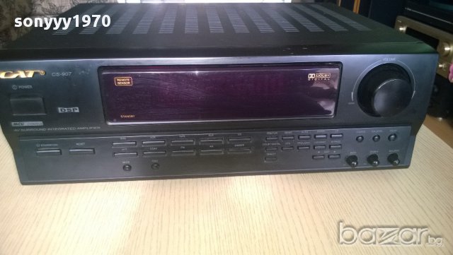 cat cs-907-av receiver-6 канала с активен изход за събуфер от швеицария, снимка 17 - Ресийвъри, усилватели, смесителни пултове - 8609722
