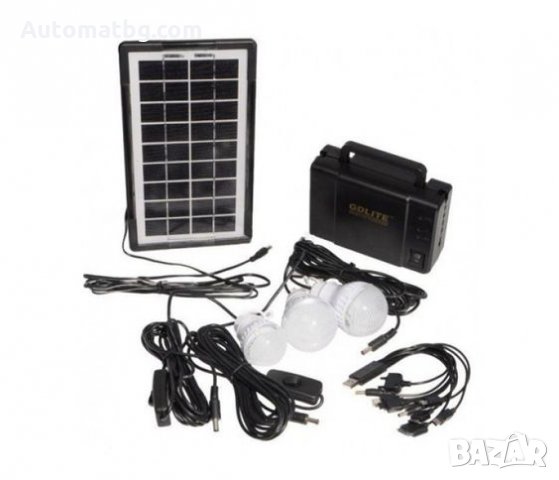 Комплект соларна осветителна система GDLITE GD-8007, снимка 5 - Аксесоари и консумативи - 25303084