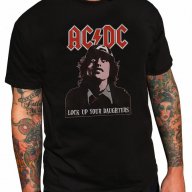 NEW! Страхотна мъжка тениска AC / DC RETURN! Бъди различна, поръчай тениска С Твоя Снимка!, снимка 1 - Тениски - 11865351
