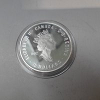Сребърна монета 15 долара Канада, снимка 6 - Нумизматика и бонистика - 23553705