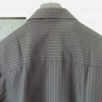 мъжка черна риза с дълъг ръкав- T43/44, снимка 5 - Ризи - 26149390