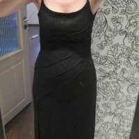 Нова поръчкова дълга рокля. Класика в черно + Подарък Чантичка!!!, снимка 2 - Рокли - 19789933