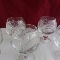 кристални чаши , снимка 3 - Антикварни и старинни предмети - 19293090