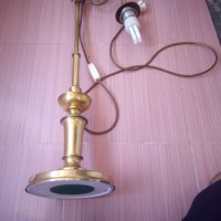 Стара месингова лампа, снимка 5 - Антикварни и старинни предмети - 26039907