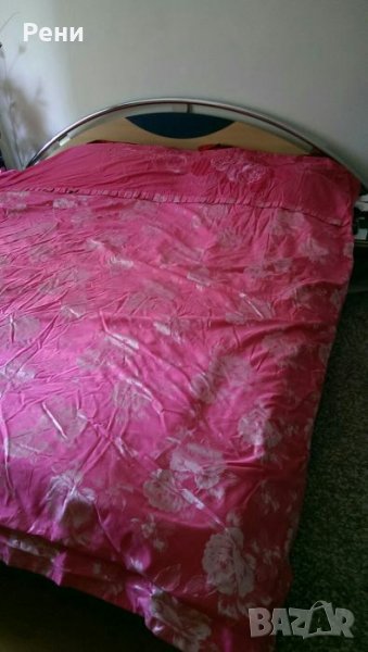 Спалня Point- цвят бук 190/200 см с матрак и калъф за матрака, снимка 1