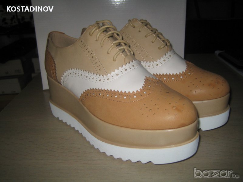 Дам.обувки камел 1121, снимка 1