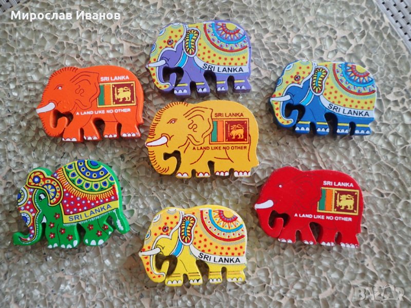 ** Слончета  ** - магнити от Шри Ланка , снимка 1