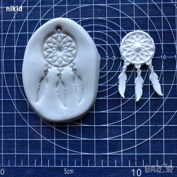 Капан за сънища силиконов молд за фондан украса торта декорация шоколад, снимка 1