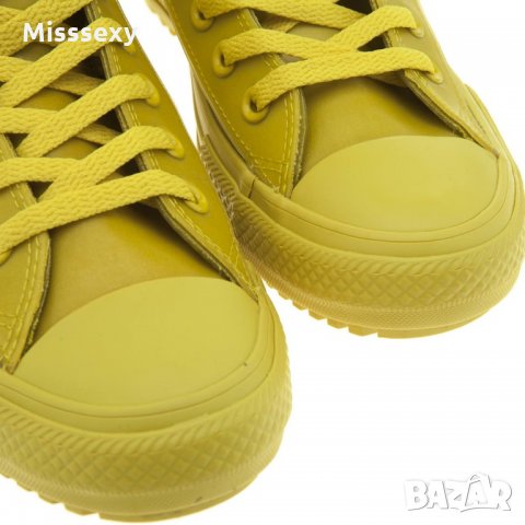 ПРОМО 🍊 CONVERSE ALL STAR 🍊 Дамски кецове в жълто зелено № 36½ & 37 нови с кутия, снимка 11 - Кецове - 21726478