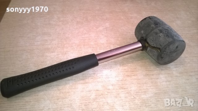 гумен чук с иноксова дръжка и гумен захват-30х8х6см, снимка 10 - Други инструменти - 24522682