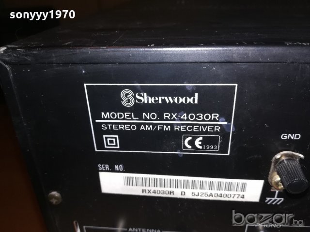 sherwood rx-4030r receiver-внос швеицария, снимка 15 - Ресийвъри, усилватели, смесителни пултове - 20782025