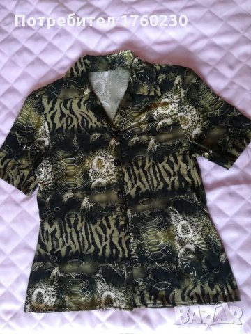 Дамска риза в цвят маслено зелено или наситено розово. , снимка 6 - Ризи - 22387365