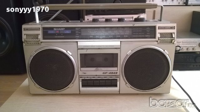 OLD-Ретро колекция от sharp gf-4949zg-внос швеицария, снимка 7 - Радиокасетофони, транзистори - 17082817