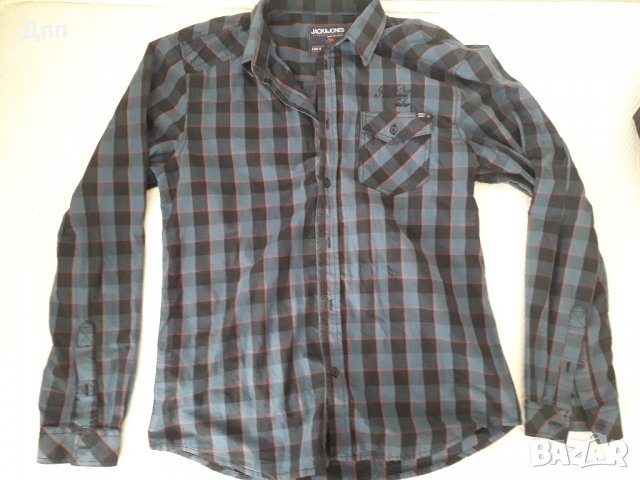 Jack & Jones (XL) -мъжка риза с дълъг ръкав , снимка 2 - Ризи - 25432068