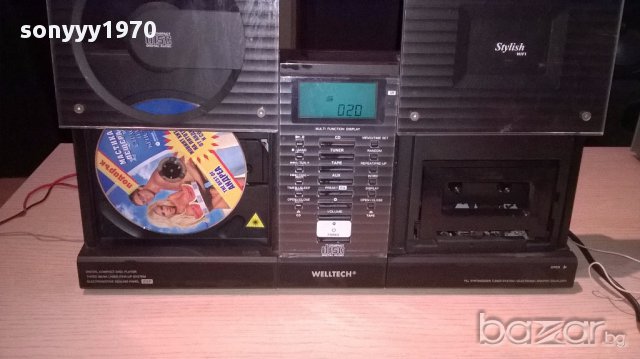 Welltech-cd/deck/tuner/amplifier/aux-внос швеицария, снимка 4 - Ресийвъри, усилватели, смесителни пултове - 12958974