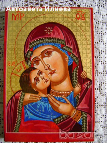 Икона Св. Арх. Михаил, снимка 14 - Икони - 12954028